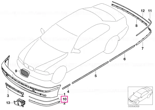 Cumpără online Capot dreapta CHROM - BMW