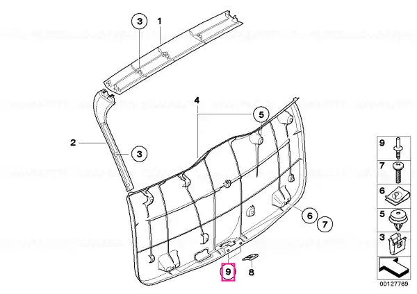 Reducere de preț Nituri expandabile L=15MM GRAU - BMW