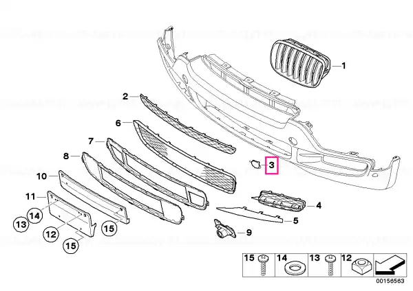 Super ofertă Clapa carlig remorcare drept - BMW
