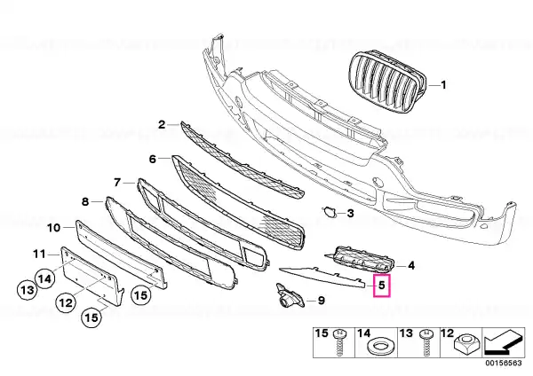 Bara ornament, stang ALU MATT - BMW Mai ieftin
