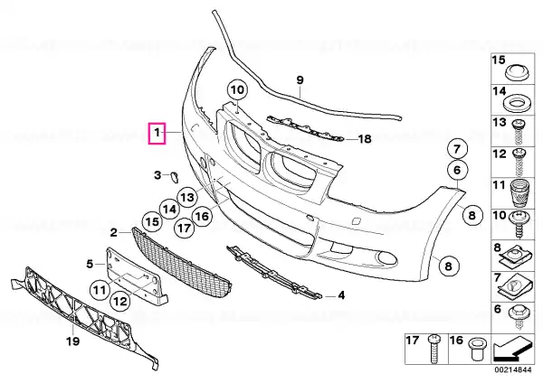 Panou ornament burliv față -M- grunduit - BMW Ofertă