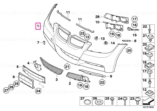 Discount Ornament bara fata primer -M- - BMW