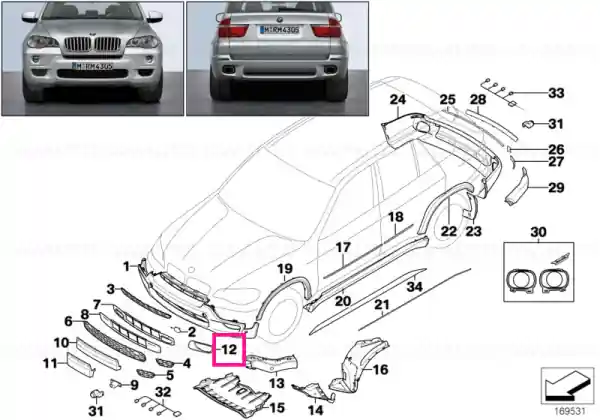 Preț redus Suport dreapta - BMW