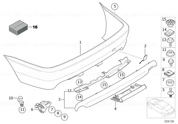 Deflector apă - BMW Ofertă de sezon
