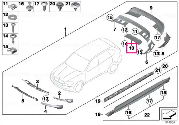 Reducere specială Capac cuplaj remorcare ERSATZ - BMW