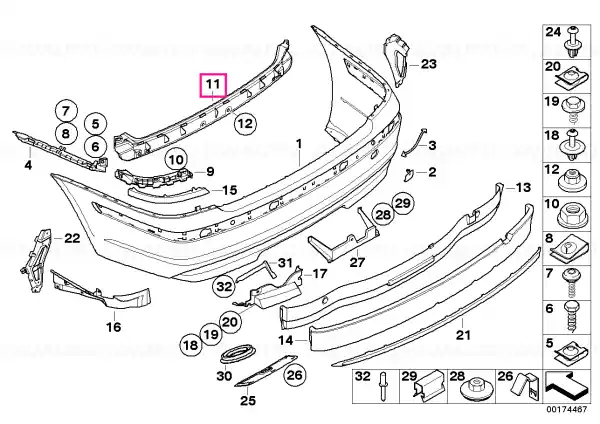 Ghid inferior central - BMW Transport gratuit