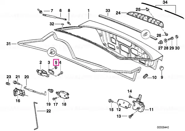 Piuliță hexagonală cu șaibă, M6 - BMW Livrare gratuită