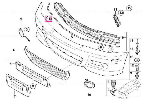Discount Niț oarbă 6X21MM - BMW