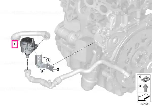 Chilipir Auxiliary water pump - BMW - Mini