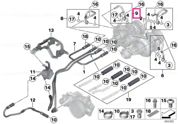 Premium Return pipe ZYL. 5-8 - BMW