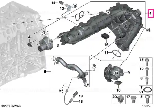 Reducere specială Intake manifold with flap control
