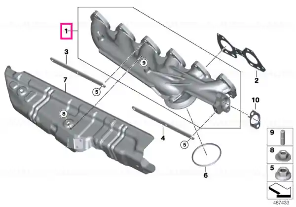 Cel mai vândut Exhaust manifold