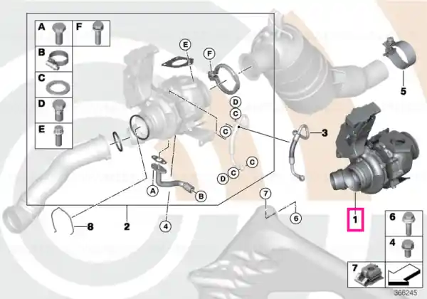 Popular Exch-turbo charger REMAN