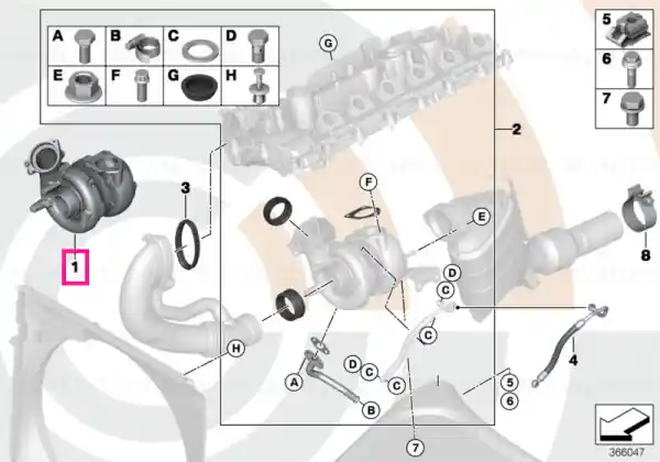 Chilipir Exch-turbo charger REMAN