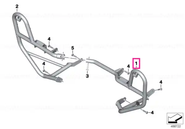 Left engine protection bar Ofertă de sezon