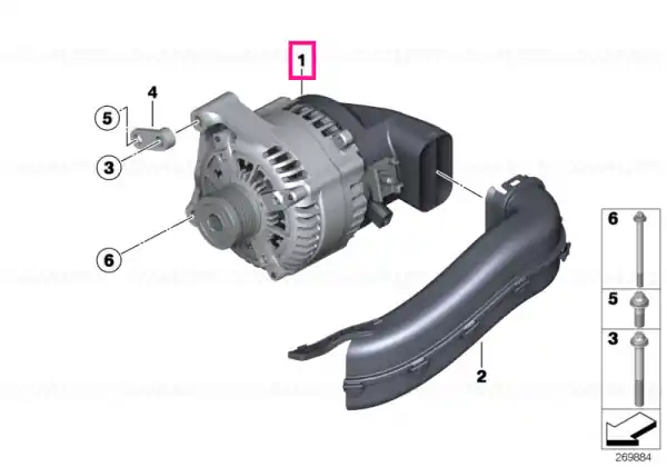 Exch. alternator 170A Retur gratuit