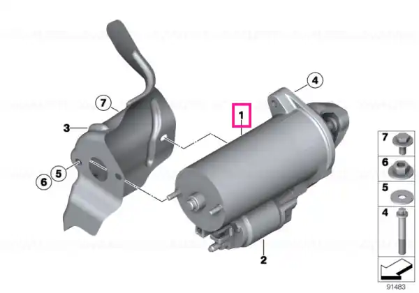 Plată securizată Exchange starter motor