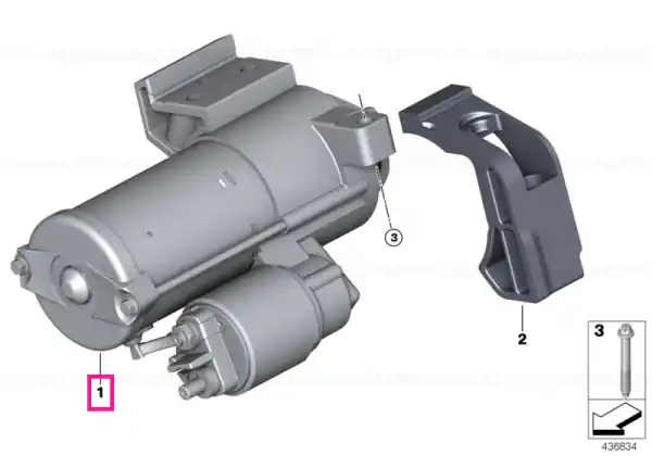 Plată securizată Exchange starter motor PHEV