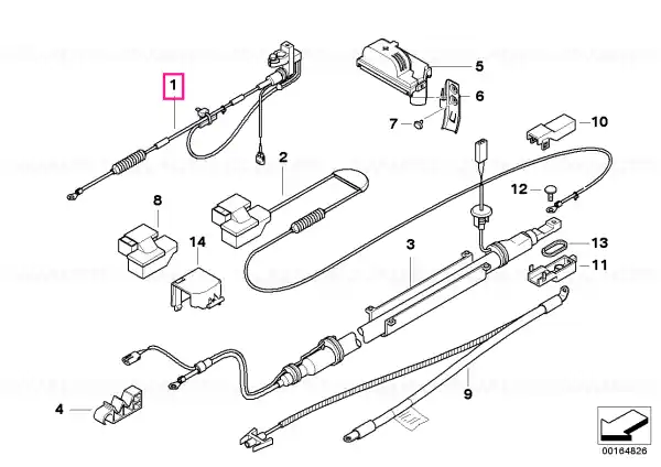 Battery cable, negative IBS - BMW Livrare expres