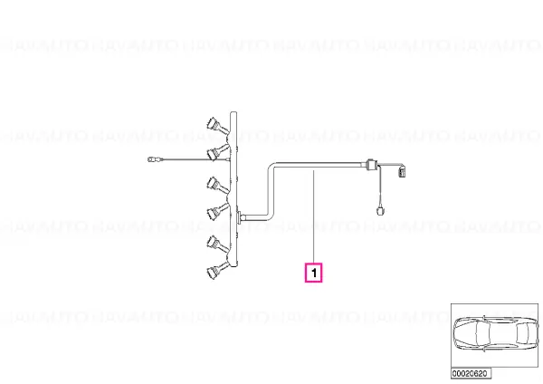 Bestseller Wiring harness, engine, injector module