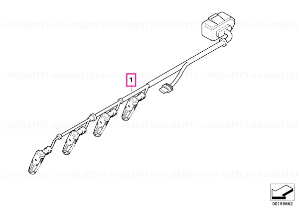 Cel mai vândut Wiring harness, engine, glow module