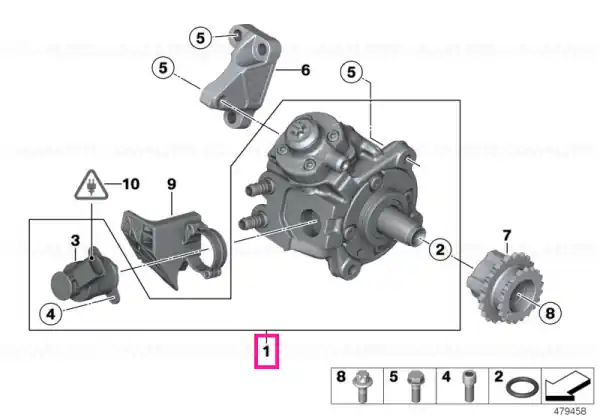 Plată sigură Exchange high-pressure pump - BMW