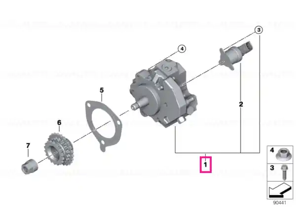Reduceri High-pressure pump - BMW