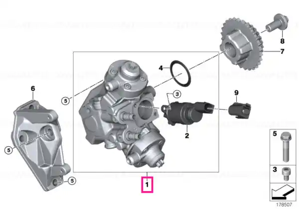 Exchange high-pressure pump CP4.2 - BMW Reducere de preț