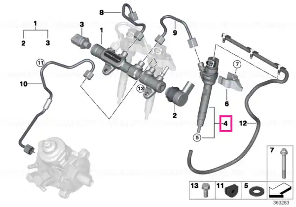 EXCH Injector CRI2-20 Retur ușor