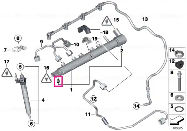 Cumpărături sigure Pressure sensor - BMW