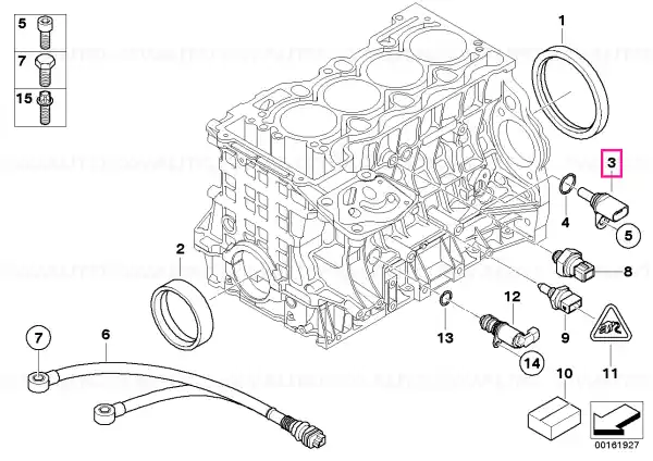 Crankshaft speed sensor - BMW Cumpărături sigure