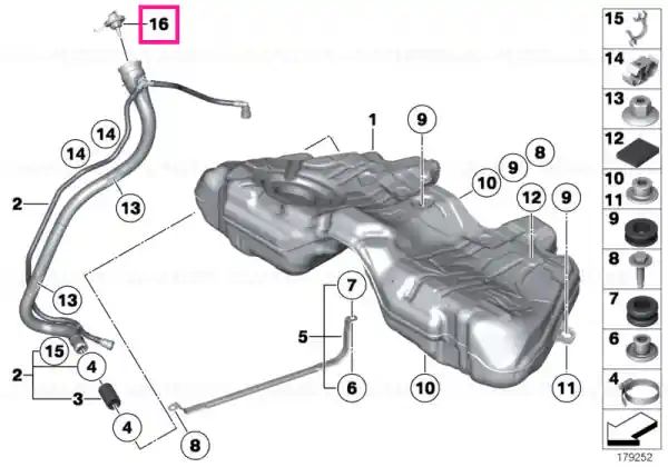 Filler cap - BMW Ieftin