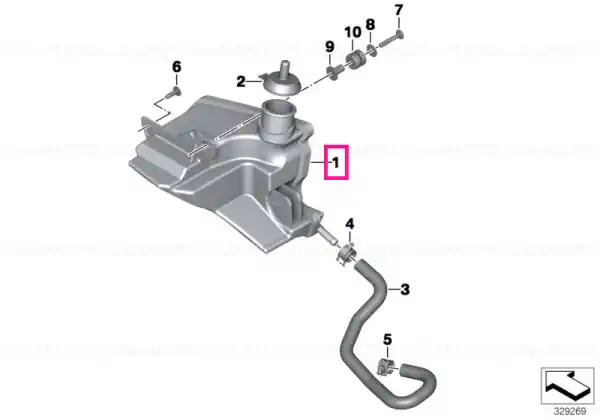 Doar azi Expansion tank