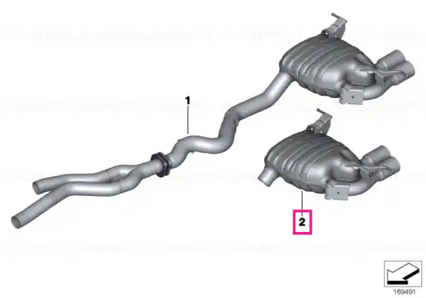 Sistem de esapament "BMW M Performance" - BMW E82 Reducere extra