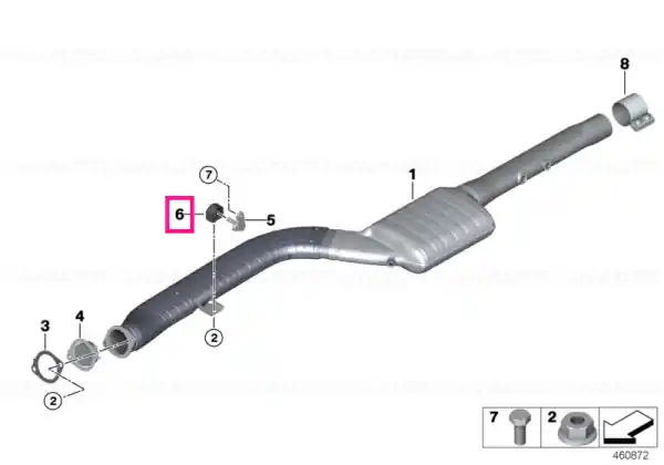 Rubber mounting - BMW Premium