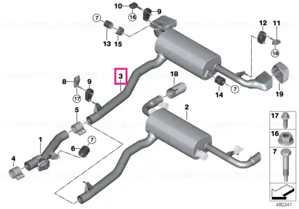 Rear silencer Ofertă specială