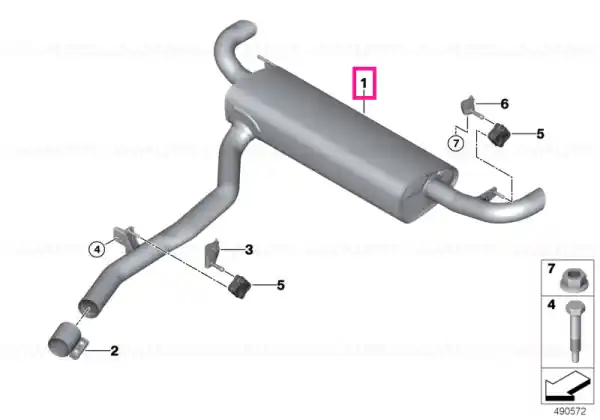 Cumpără acum Rear silencer EU6