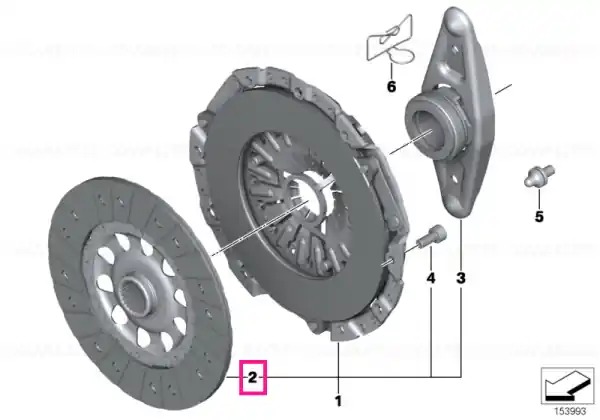 Cumpără online Disc ambreiaj D=240MM - BMW