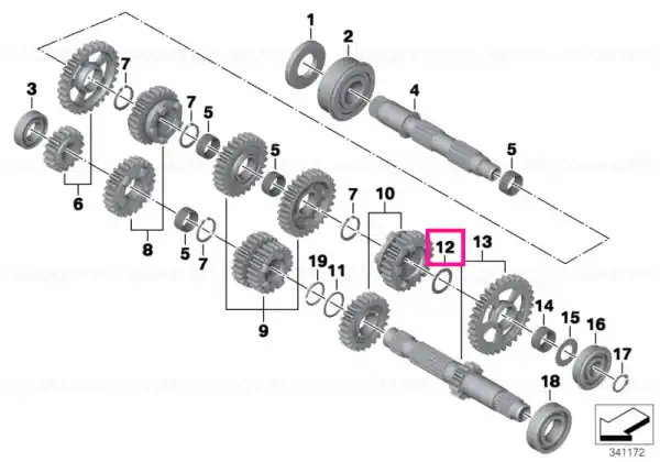 Stop disk 25,5X34X1 - BMW Motorrad Livrare expres