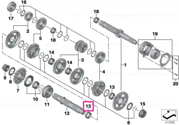 Needle roller cage assembly 30X34X13 Noutate