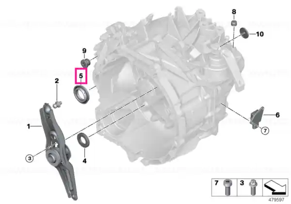 Reducere extra Garnitură arbore de ieșire - BMW
