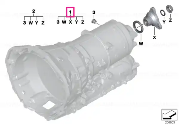Cumpărături sigure Kit reparație flanșă ieșire LK=105MM - BMW