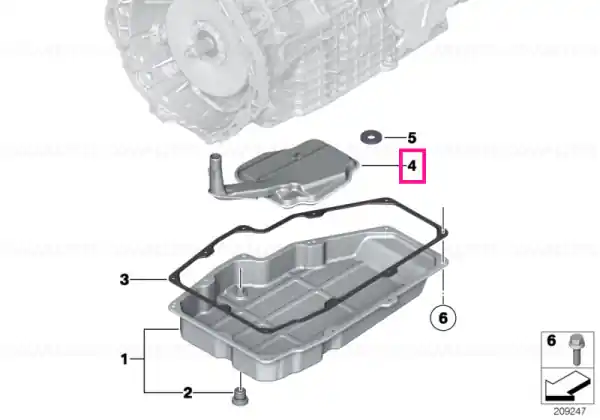 Oil filter - BMW Lichidare de stoc