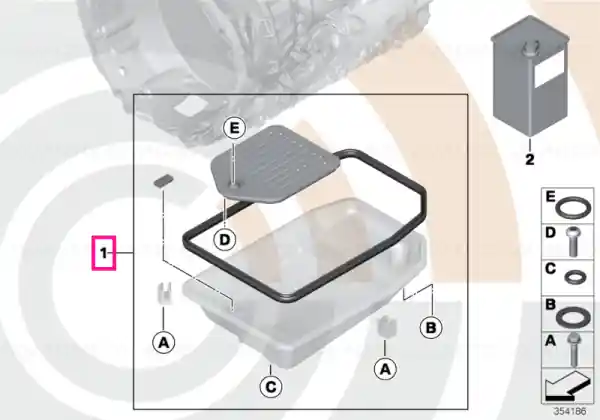 Fluid filter kit, autom. transmission VALUE LINE - BMW Lichidare de stoc