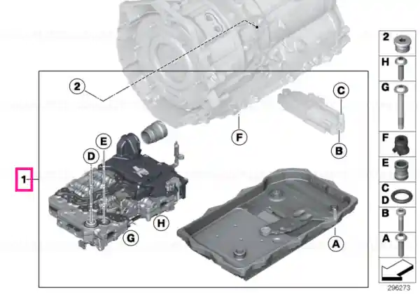 Exchange repair kit for mechatronics - BMW Reducere extra