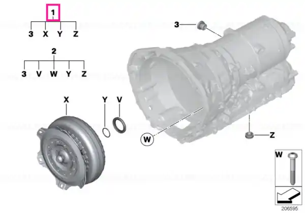 Kit reparatie convertizor de cuplu - BMW Promoție