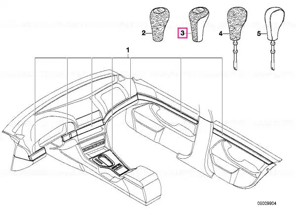 Retur gratuit Pommeau piele/inel lemn/5v, NUSSBAUM - BMW