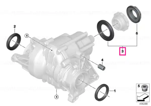 Kit reparație transmisie ieșire - BMW Lichidare de stoc