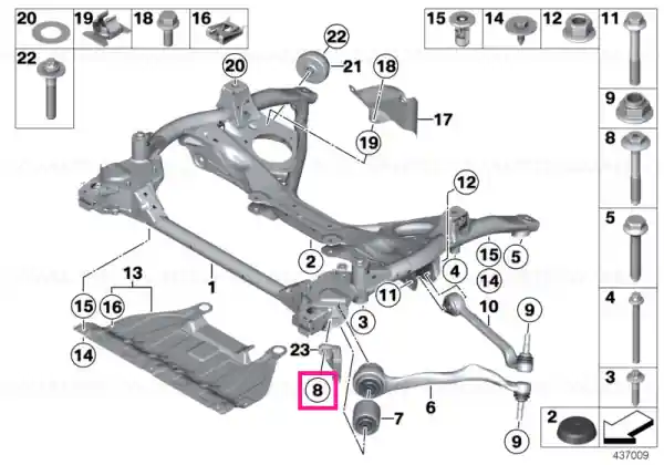 Surub hexagonal flansa M12X1,5X136 - BMW Comandă acum