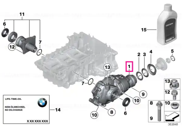 Premium Exch-front differential I=3,08